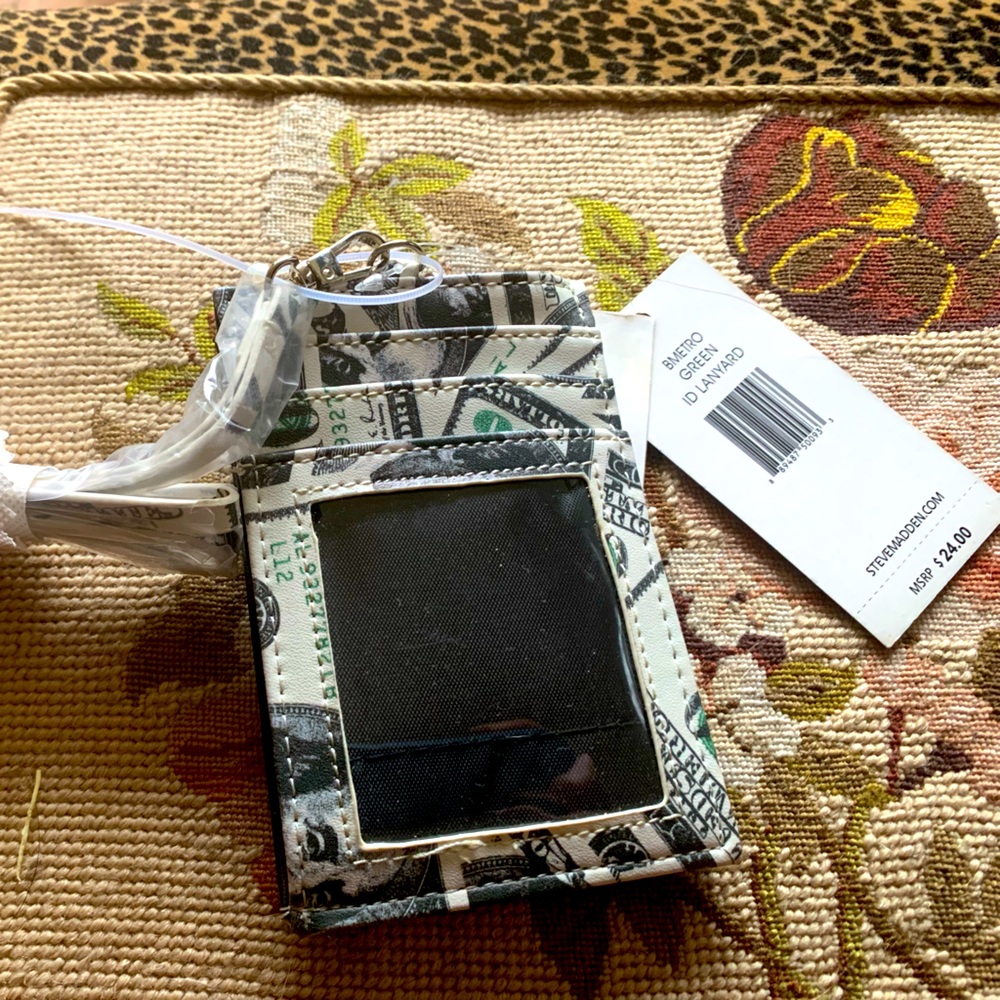 Easy to wear wallet with shoulder strap